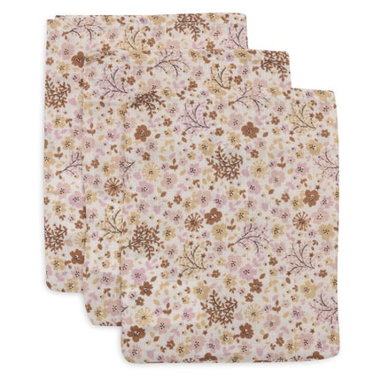 Jollein Washandje Hydrofiel Flower Fairies 15X20Cm 3St koop je bij Babywinkel