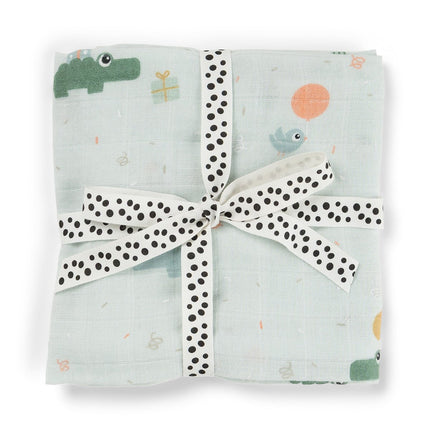 Inbakerdoek Celebration Blue koop je bij Babywinkel
