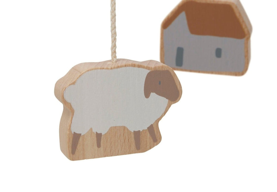 Jollein Baby Mobiel Hout Farm koop je bij Babywinkel