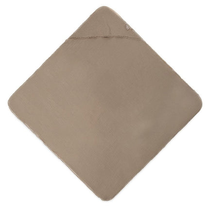 Jollein Badcape Baby Embroidery Biscuit 75x75cm koop je bij Babywinkel