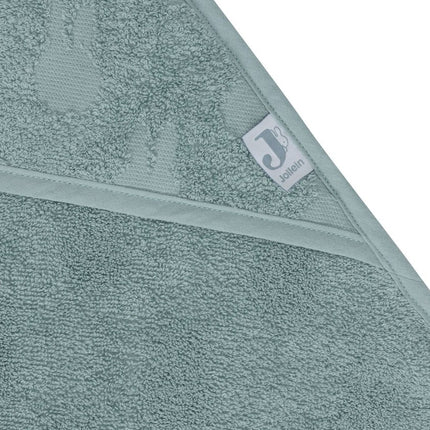 Jollein Badcape Baby Miffy Jaquard Sea Green 75X75Cm koop je bij Babywinkel