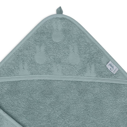 Jollein Badcape Baby Miffy Jaquard Sea Green 75X75Cm koop je bij Babywinkel