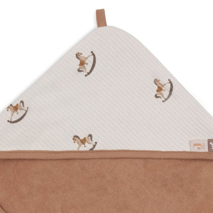 Jollein Badcape Baby Nostalgic Ride 75X75Cm koop je bij Babywinkel