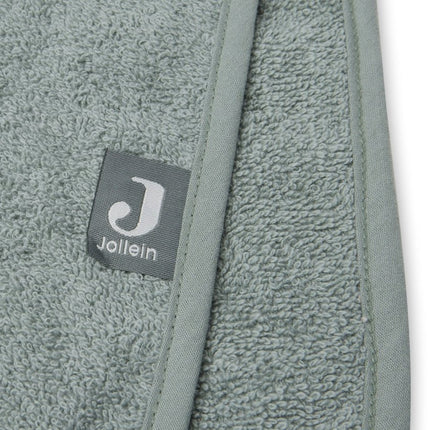 Jollein Badponcho Met Oren Ash Green koop je bij Babywinkel
