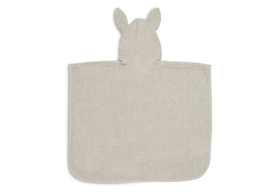 Jollein Badponcho Met Oren Nougat koop je bij Babywinkel