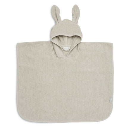 Jollein Badponcho Met Oren Nougat koop je bij Babywinkel
