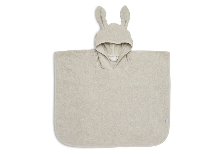 Jollein Badponcho Met Oren Nougat koop je bij Babywinkel