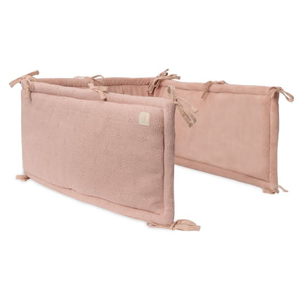 Jollein Boxbumper Cosy Knit Wild Rose 180 X 30 Cm koop je bij Babywinkel