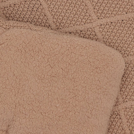 Jollein Boxkleed Check Knit Biscuit 75 X 95 Cm koop je bij Babywinkel