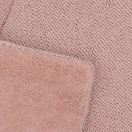 Jollein Boxkleed Cosy Knit Wild Rose 75 X 95 Cm koop je bij Babywinkel
