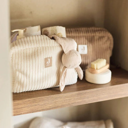 Jollein Etui Coudy Rib/ Milky Coffee koop je bij Babywinkel