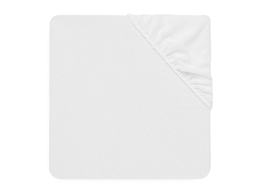 Jollein Hoeslaken Badstof Wit 60x120cm koop je bij Babywinkel