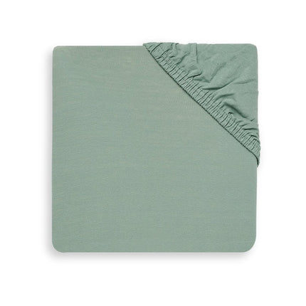 Jollein Hoeslaken Jersey Ash Green 60x120cm koop je bij Babywinkel