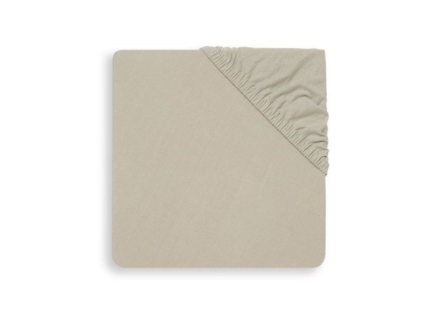 Jollein Hoeslaken Jersey Nougat 60x120cm 2st koop je bij Babywinkel