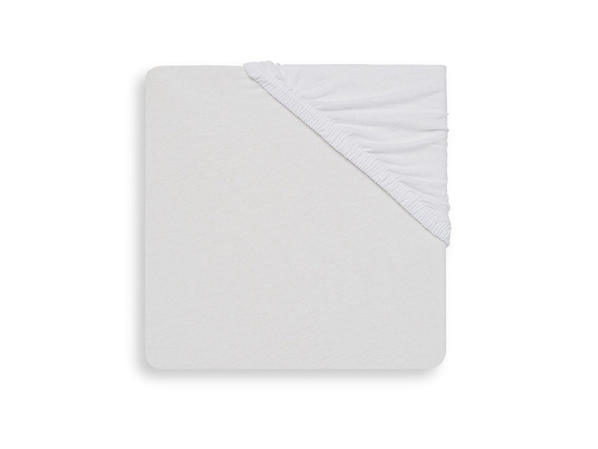 Jollein Hoeslaken Jersey Wit 40x90cm koop je bij Babywinkel