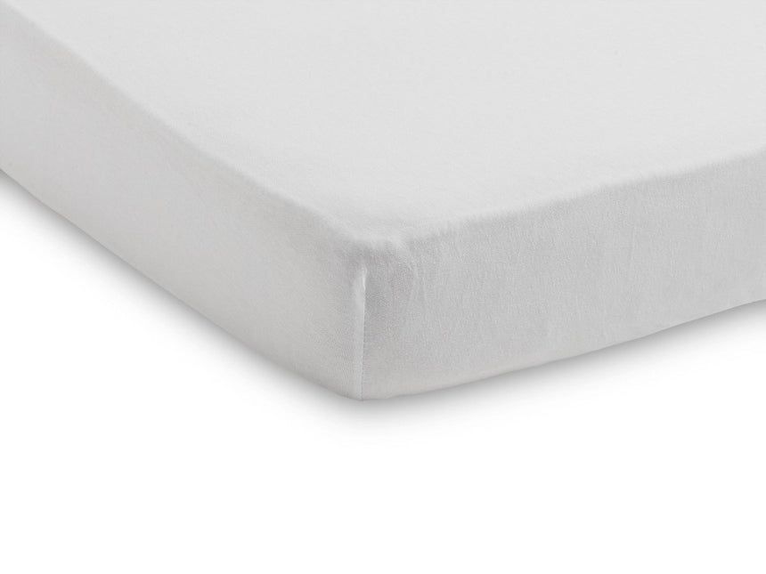 Jollein Hoeslaken Jersey Wit 60x120cm 2st koop je bij Babywinkel