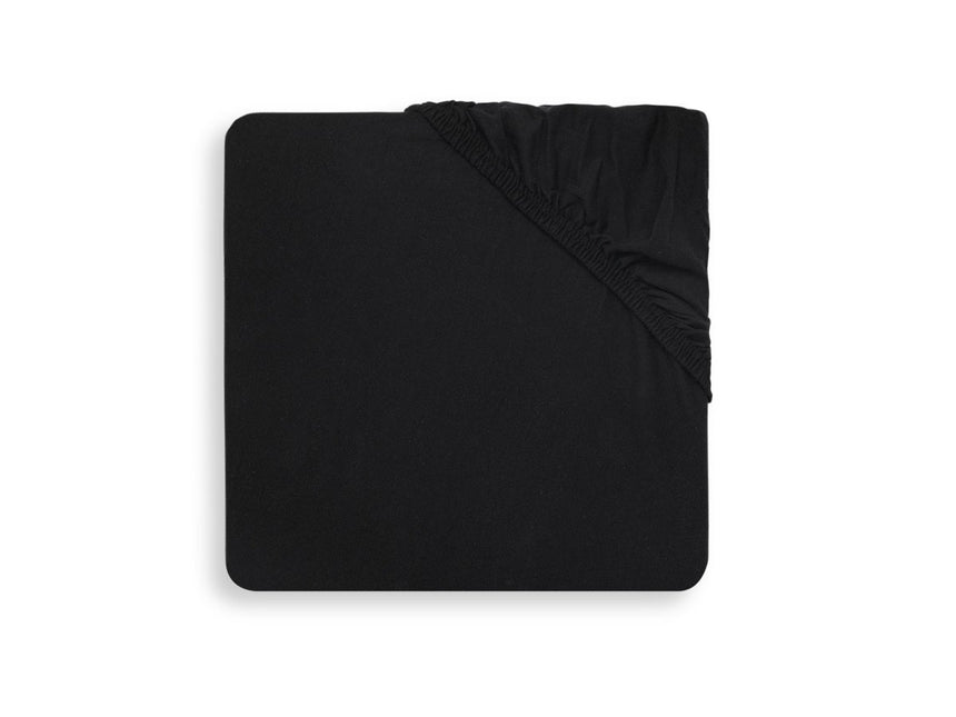 Jollein Hoeslaken Jersey Zwart 60x120cm koop je bij Babywinkel