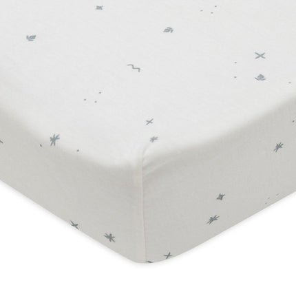 Jollein Hoeslaken Peuter Jersey Twinkling Sea Green 60 X 120 Cm koop je bij Babywinkel