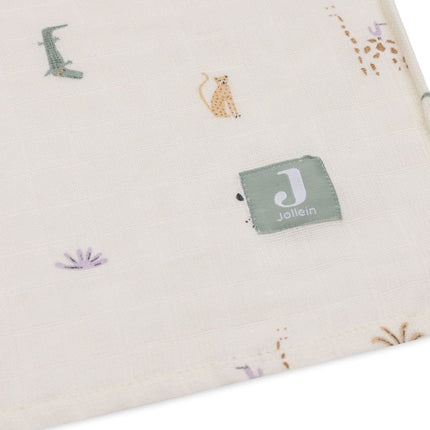 Jollein Hydrofiele Doek Jungle Jambo 115 X 115 Cm 2St koop je bij Babywinkel