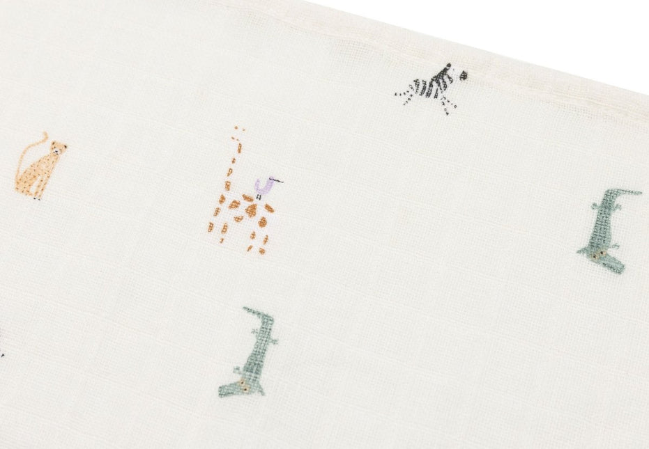 Jollein Hydrofiele Doek Jungle Jambo 70 X 70 Cm 3St koop je bij Babywinkel