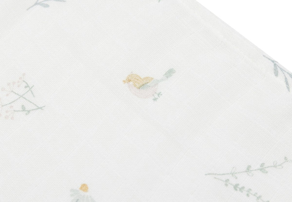 Jollein Hydrofiele Doek Lovely Birds 70 X 70 Xm 3St koop je bij Babywinkel