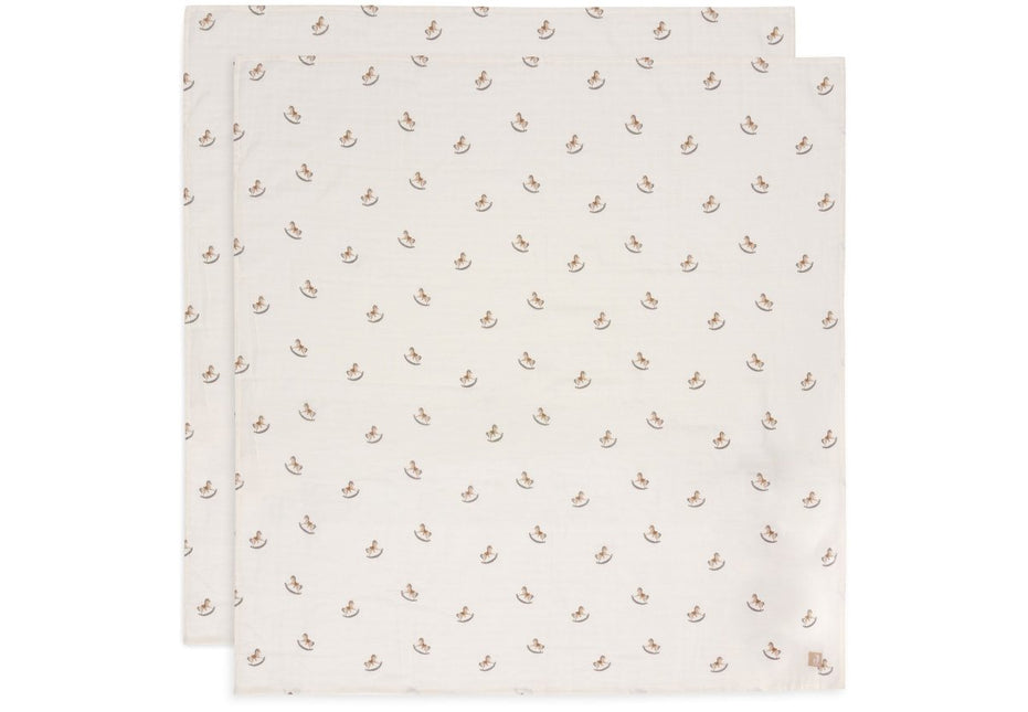 Jollein Hydrofiele Doek Nostalgic Ride 115 X 115 Cm 2St koop je bij Babywinkel