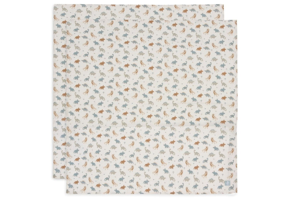 Jollein Hydrofiele Doek Roarsome 115 X 115 Cm 2St koop je bij Babywinkel