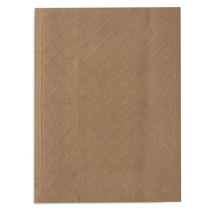Jollein Ledikantdeken Check Knit Biscuit 100 X 150 Cm koop je bij Babywinkel