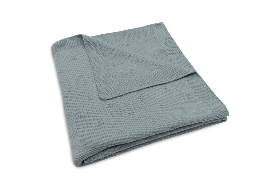 Jollein Ledikantdeken Cosy Knit Sea Green 100 X 150 Cm koop je bij Babywinkel