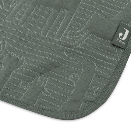 Jollein Ledikantdeken Jungle Jambo Ash Green/Laurel 100 X 150 Cm koop je bij Babywinkel