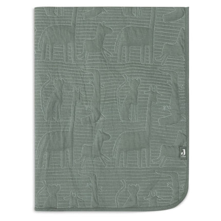 Jollein Ledikantdeken Jungle Jambo Ash Green/Laurel 100 X 150 Cm koop je bij Babywinkel