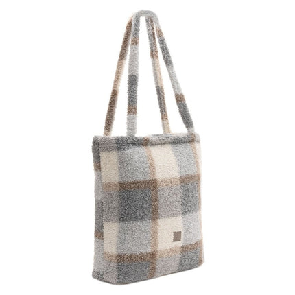Jollein Luiertas Check Boucle Shopper koop je bij Babywinkel