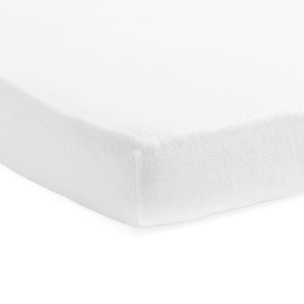Jollein Molton Hoeslaken Wit 40x90cm koop je bij Babywinkel