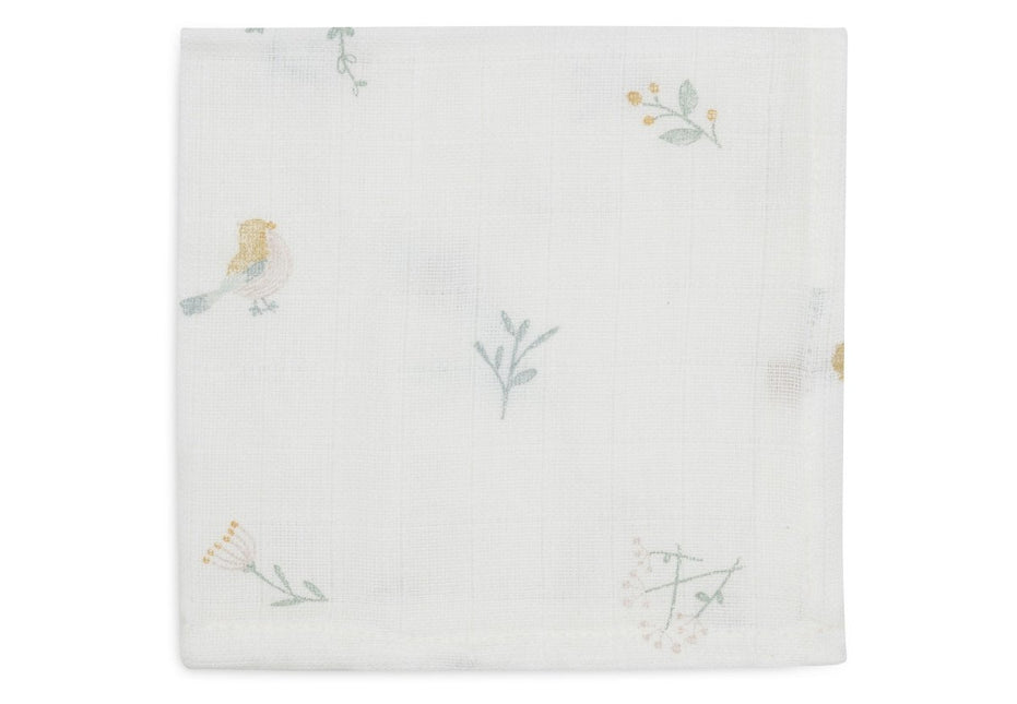 Jollein Monddoekje Lovely Birds 31 X 31 Cm 3St koop je bij Babywinkel