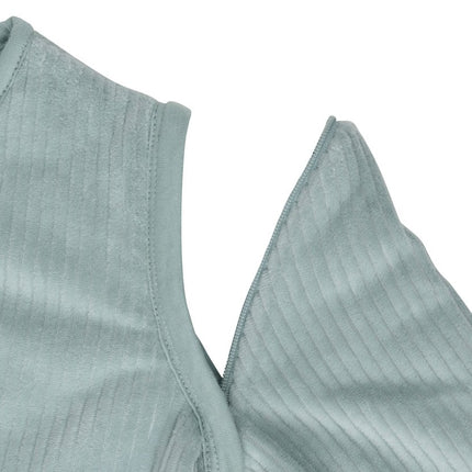 Jollein Slaapzak Baby Met Afritsbare Mouw Rond Rib Sea Green koop je bij Babywinkel