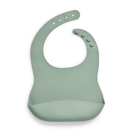 Jollein Slabbetje Siliconen Ash Green koop je bij Babywinkel