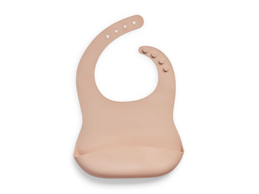 Jollein Slabbetje Siliconen Pale Pink koop je bij Babywinkel