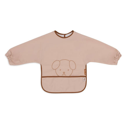 Jollein Slabbetje Waterproof Miffy Peekaboo Wilde Rose Met Mouwen koop je bij Babywinkel