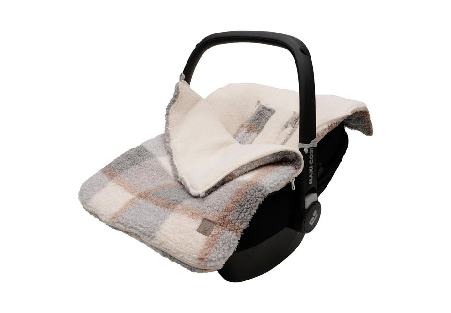 Jollein Voetenzak Check Boucle 0+ 3/5 Punts koop je bij Babywinkel