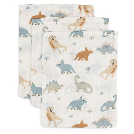 Jollein Washandje Roarsome 15 X 20 Cm 3St koop je bij Babywinkel