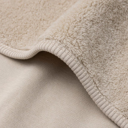 Jollein Wiegdeken Basic Jersey/Sherpa - Warm Sand 75X100Cm koop je bij Babywinkel