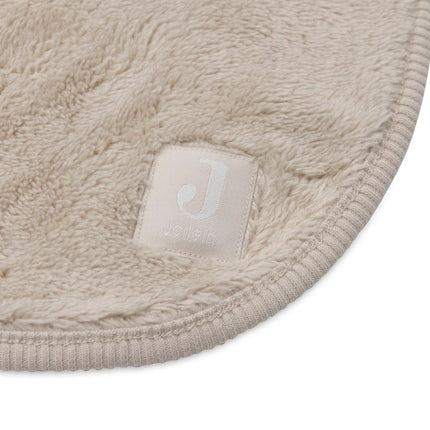 Jollein Wiegdeken Basic Jersey/Sherpa - Warm Sand 75X100Cm koop je bij Babywinkel