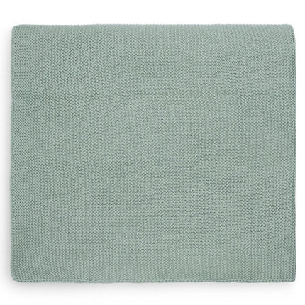 Jollein Wiegdeken Basic Knit Forest Green 75x100cm koop je bij Babywinkel