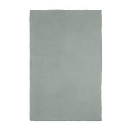 Jollein Wiegdeken Basic Knit Forest Green 75x100cm koop je bij Babywinkel