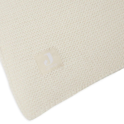 Jollein Wiegdeken Basic Knit Ivory 75x100cm koop je bij Babywinkel