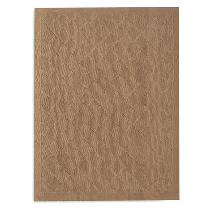 Jollein Wiegdeken Check Knit Biscuit 75 X 100 Cm koop je bij Babywinkel