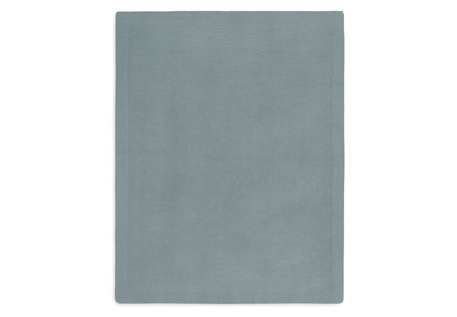 Jollein Wiegdeken Cosy Knit Sea Green 75 X 100 Cm koop je bij Babywinkel