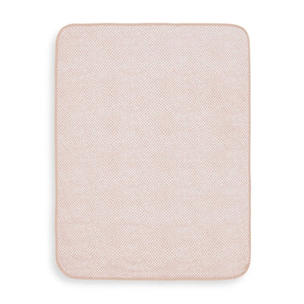 Jollein Wiegdeken Jersey Snake Pale Pink 75x100cm koop je bij Babywinkel