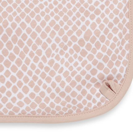 Jollein Wiegdeken Jersey Snake Pale Pink 75x100cm koop je bij Babywinkel