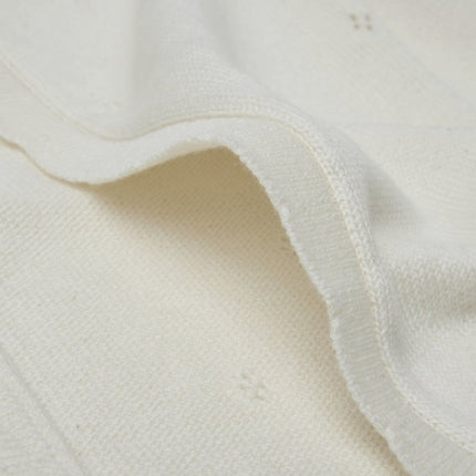 Jollein Wiegdeken Pointelle Ivory 100x150cm koop je bij Babywinkel